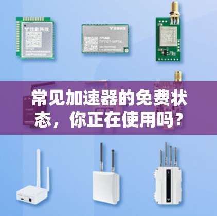 常见加速器的免费状态,你正在使用吗? 常见加速器的免费状态,你正在使用吗?