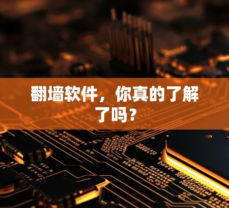 翻墙软件，你真的了解了吗？