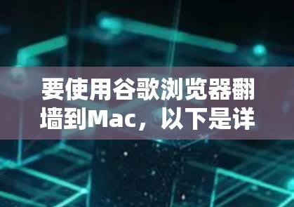 要使用谷歌浏览器翻墙到Mac，以下是详细的步骤
