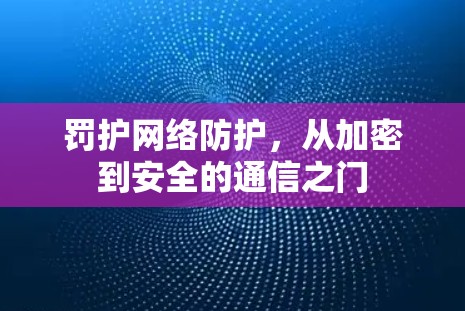 罚护网络防护,从加密到安全的通信之门 罚护网络防护,从加密到安全的通信之门