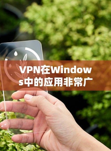 VPN在Windows中的应用非常广泛，以下是几种常见的VPN软件推荐